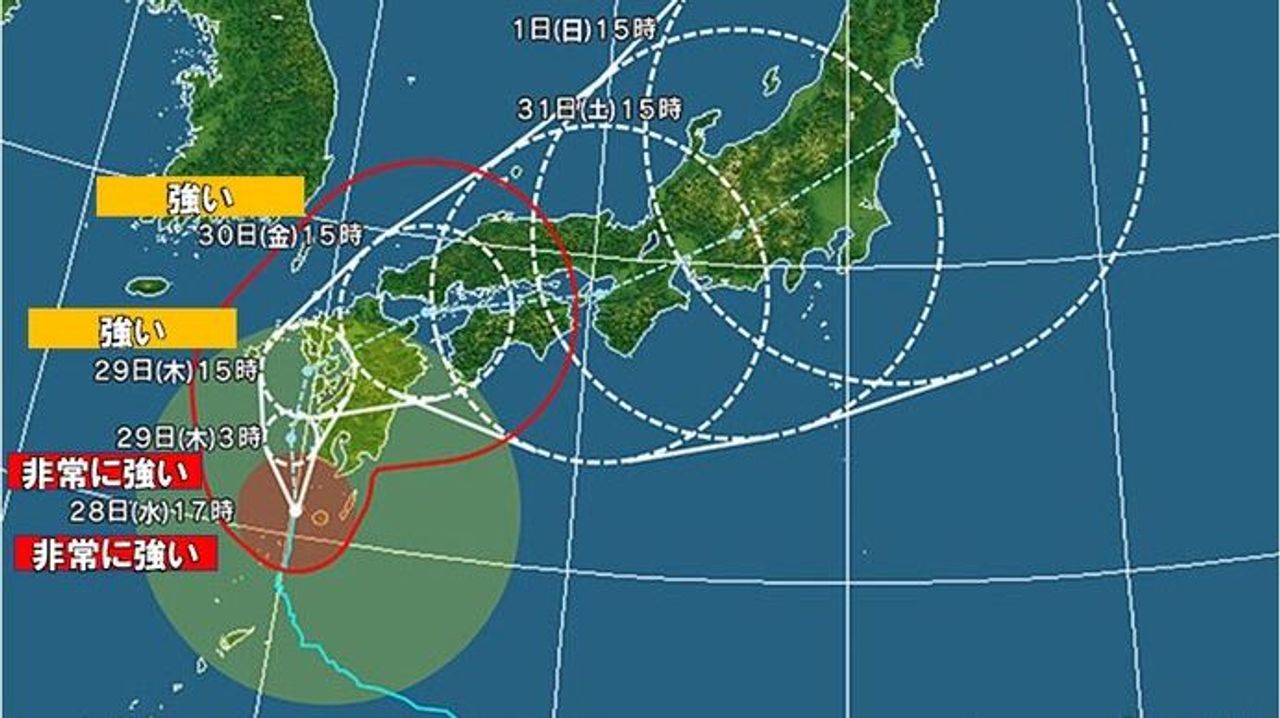 台風接近