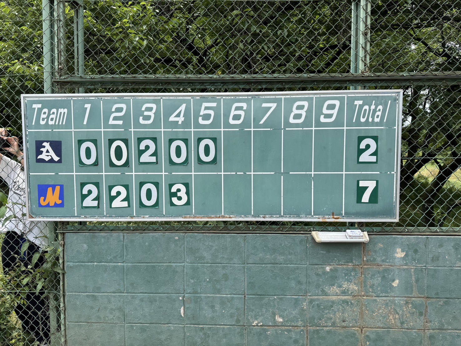 夏季大会　準決勝戦