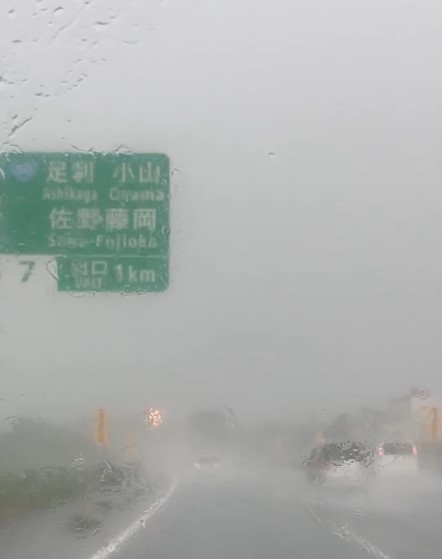 梅雨明け前のゲリラ豪雨